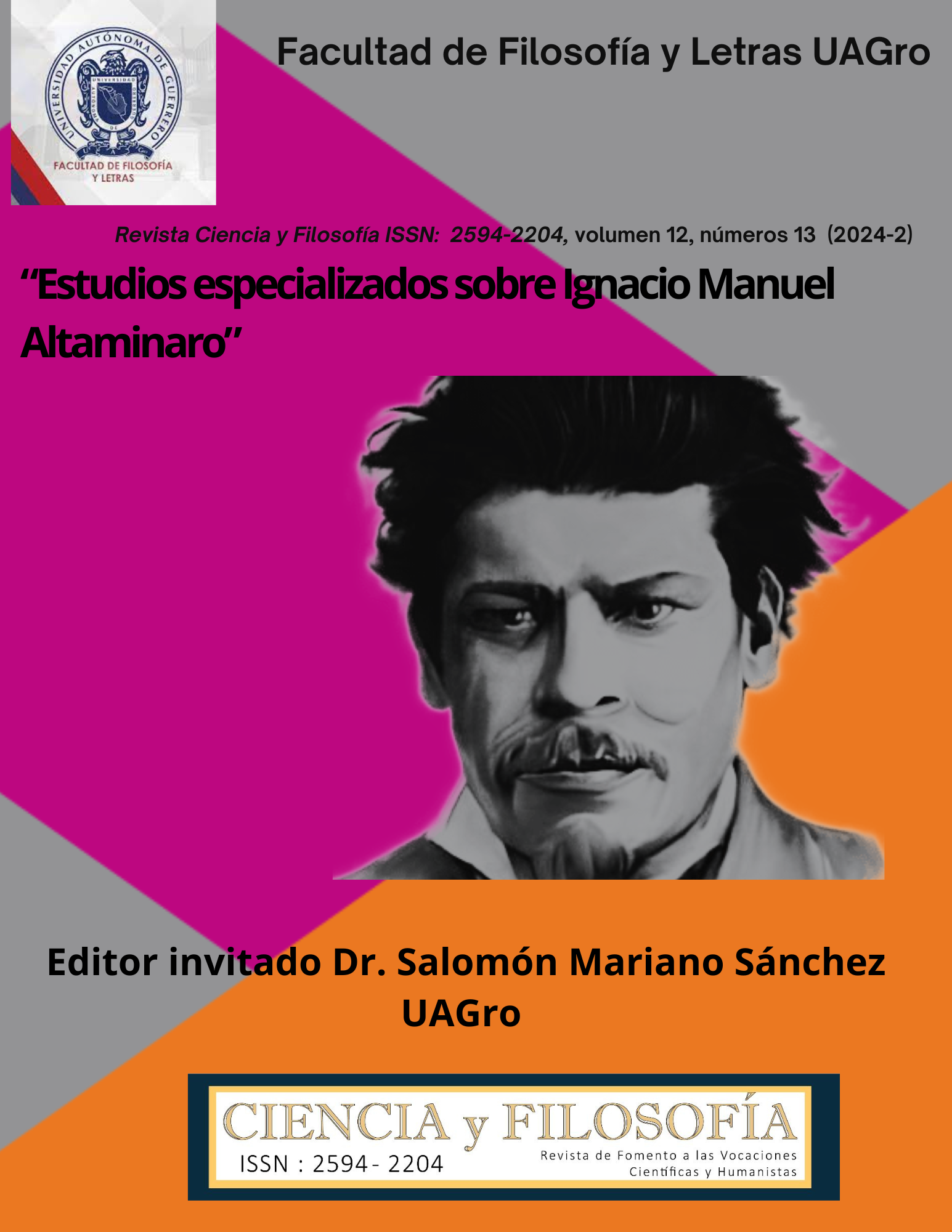 					Ver Vol. 12 Núm. 13 (2024): Estudios especializados sobre Ignacio Manuel Altamirano
				